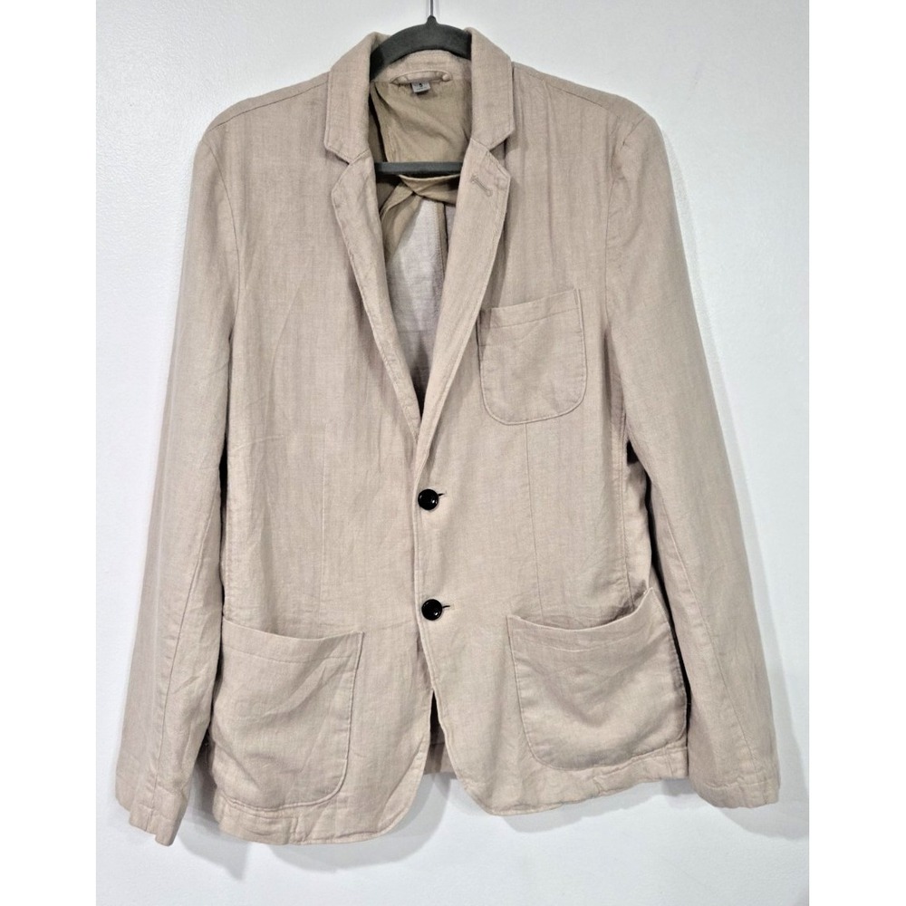 Goodfellow & Co Men's Linen Blend Beige Blazer Jacket Small